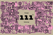 Vintage Technology Master Collection, a Technology Illustration by 159room.studio (Thumbnail 1 of 6)