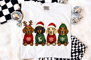 Cute Dog Christmas Shirt PNG Design, a Seasonal Illustration by Libby Wishes (Thumbnail 4 of 4)