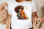 Whimsical Dream Girl Clipart, a Seasonal Illustration by CreationArt (Thumbnail 6 of 9)