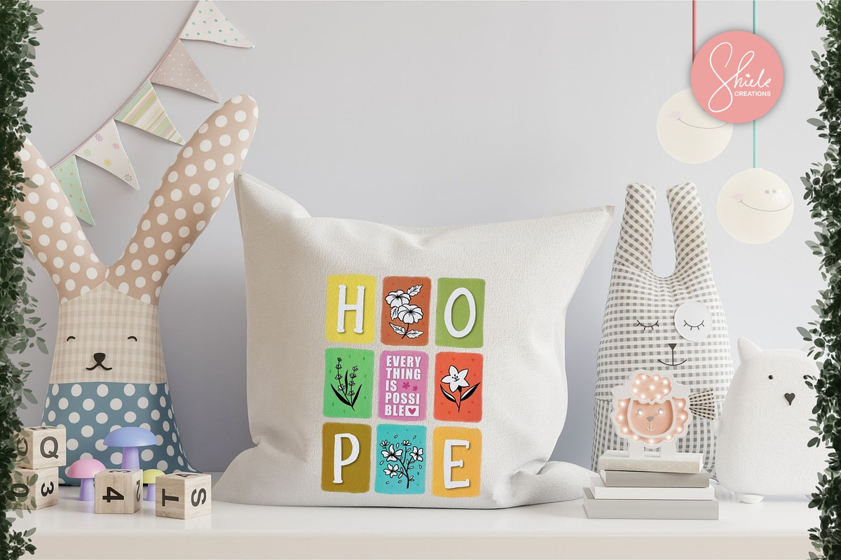 HOPE - Positive Vibes PNG Clipart, a Decorative Illustration by shielscreations (Photo 14 of 15)