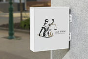 Lady Justice Law Firm Logo Design, a Branding & Logo Template by YUDesignStore (Thumbnail 9 of 9)