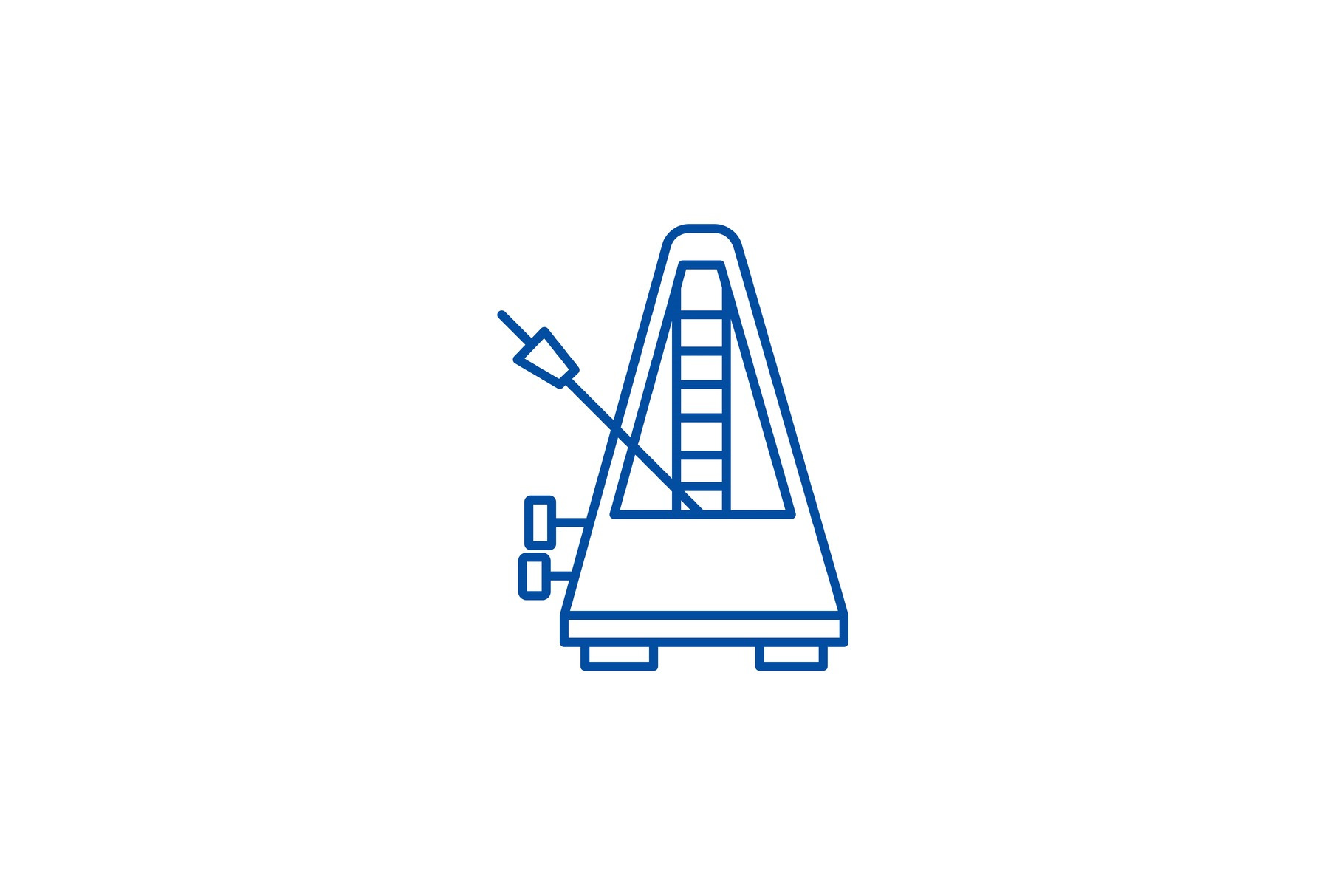 Metronome Line Icon Concept by Urban Icon | Creative Market