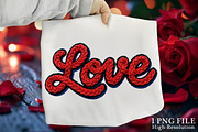 Faux Knitted Yarn Groovy Love PNG, an Illustration by Canvas Craft (Thumbnail 1 of 7)