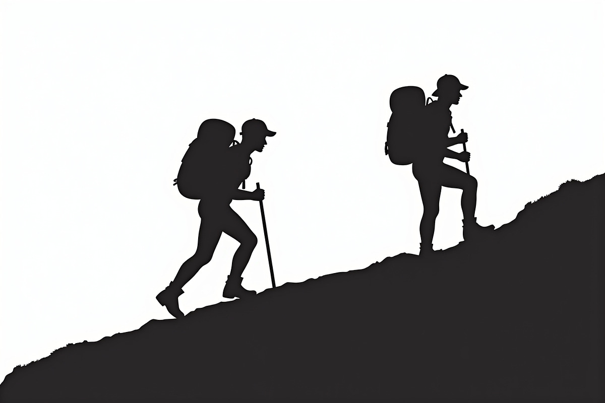 Adventure Trekking Vector Pack, an Illustration by musafir_fashion (Photo 12 of 21)
