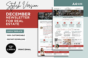 Real Estate Full Year Newsletters, a Flyer Template by CreativeVinesStore (Thumbnail 6 of 8)