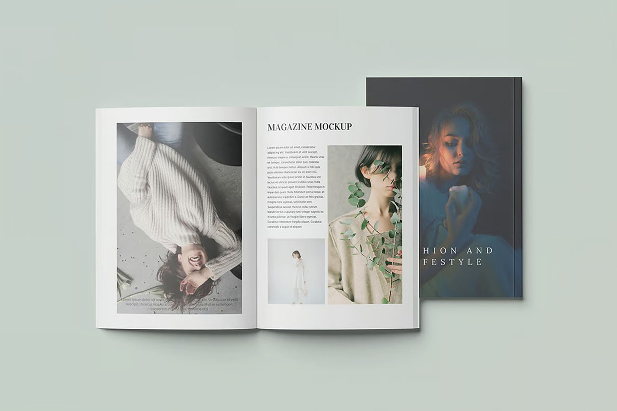 A4 Magazine Mockup, an Advertising Mockup by Hubzway (Photo 4 of 10)