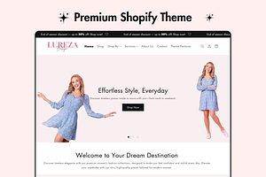 Lureza - Premium Shopify Themes, a Shopify Template by Xynotheme