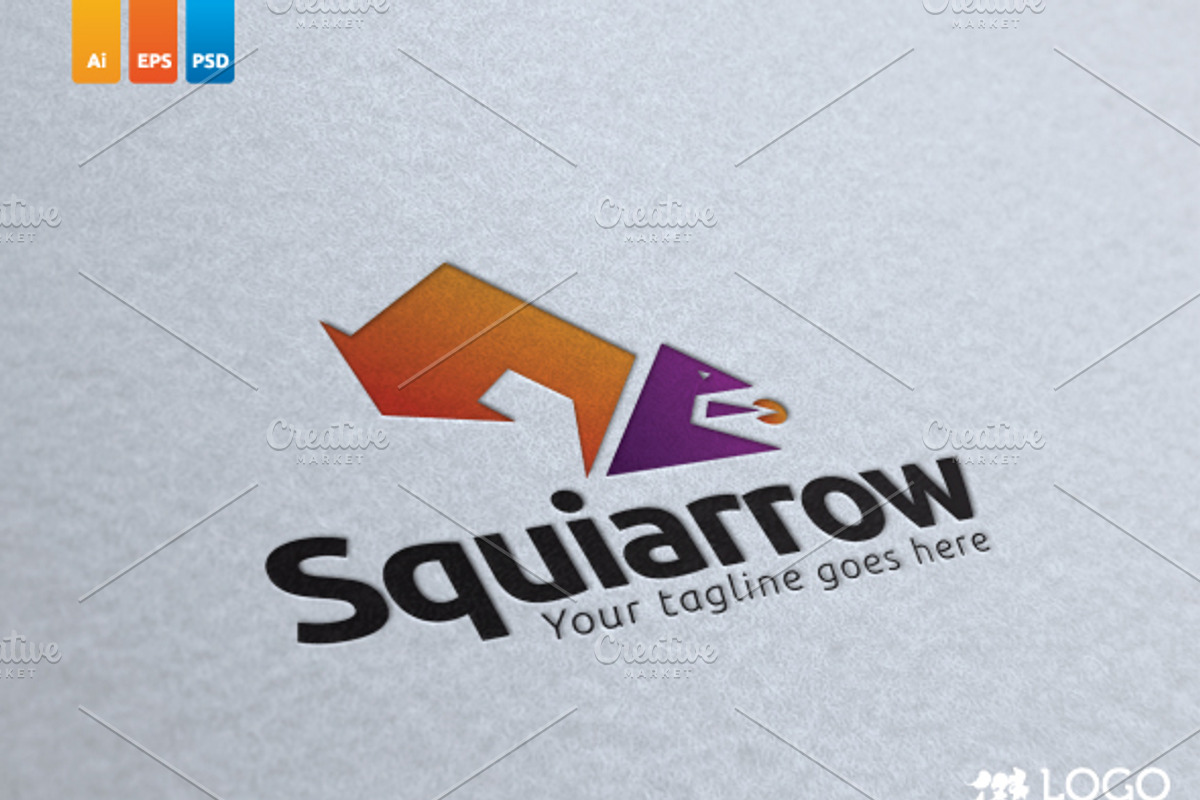 Squiarrow, a Branding & Logo Template by KitCreativeStudio2 (Photo 1 of 5)
