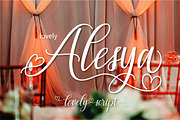 Lovely Alesya Script Font, a Script Font by Cut Story (Thumbnail 15 of 15)