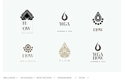 21 Luxury Wellness Yoga Logos, a Branding & Logo Template by CC CREATIVE CO (Thumbnail 4 of 9)