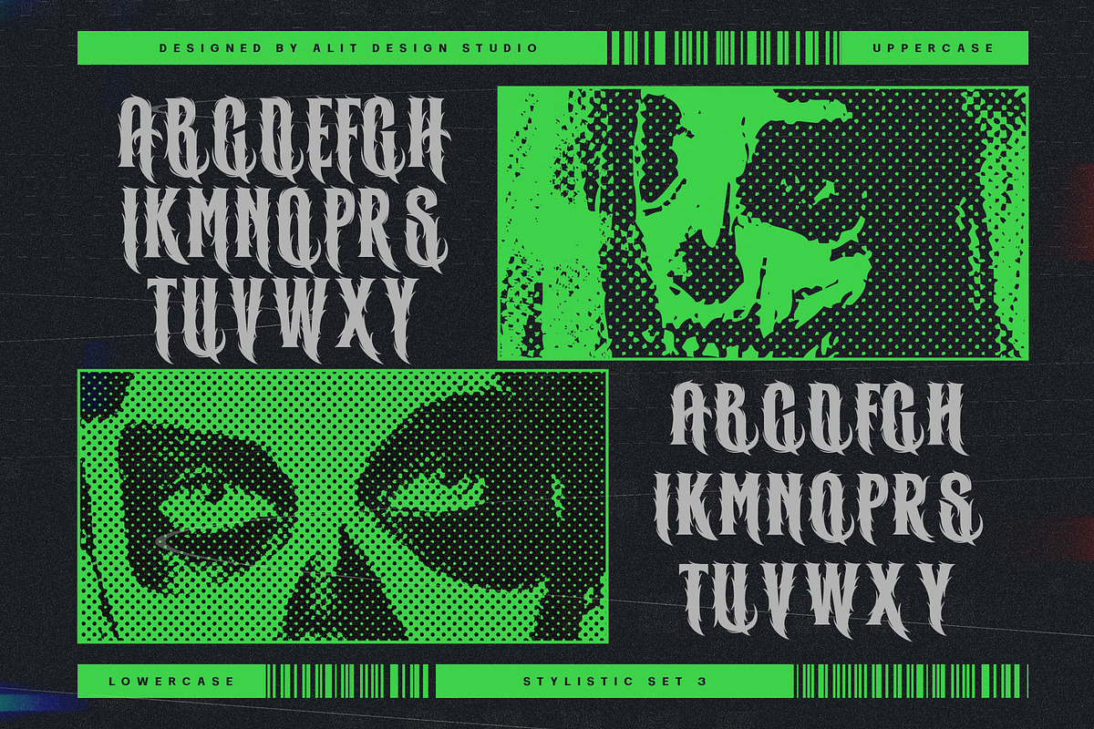 Metal Thorn Typeface, a Blackletter Font by alit design (Photo 17 of 20)