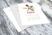 Fresh Flower Calendar for 2016., a Decorative Illustration by Feday (Thumbnail 4 of 4)