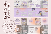 Tarot Reader Instagram Carousal Pack, a Social Media Template by Mochi Atelier (Thumbnail 2 of 10)