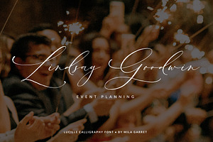 Lucille Wedding Calligraphy Font