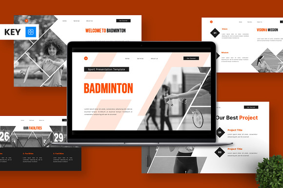 Badminton - Sport Keynote preview 7