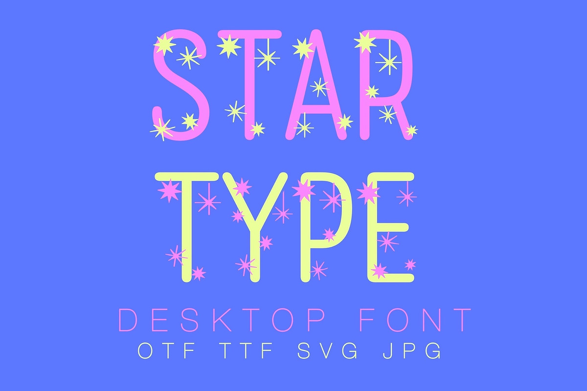 Star July 4th MonogramnDesktop Font, a Blackletter Font by HERRINGTON DESIGN (Photo 2 of 4)