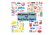 Midjourney Prompt For Pool Clip Art, an Object Graphic by Milano Creative (Thumbnail 1 of 6)