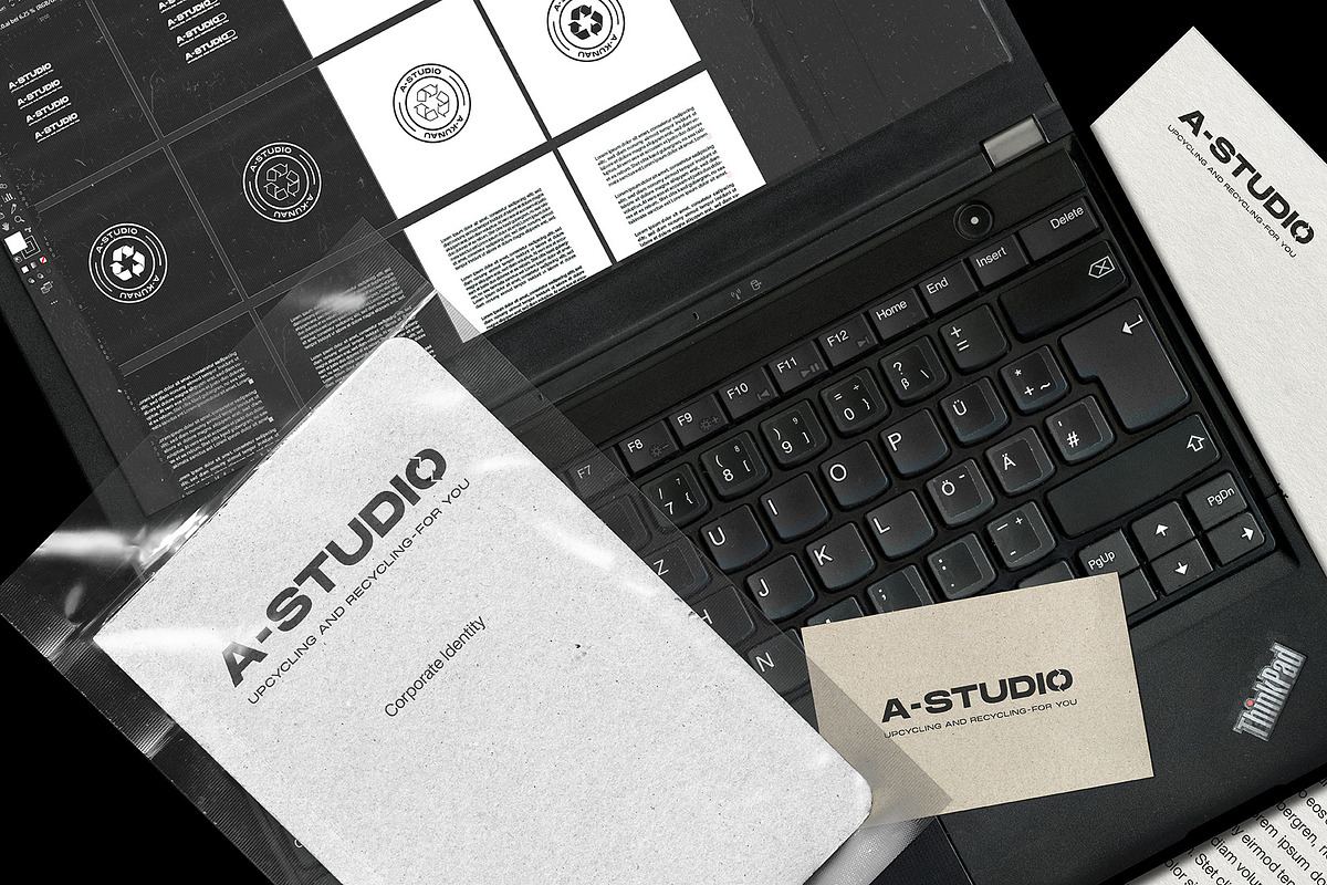 Zine Mockup Pack 4 in 1, a Books & Magazine Mockup by A-Studio (Photo 15 of 17)