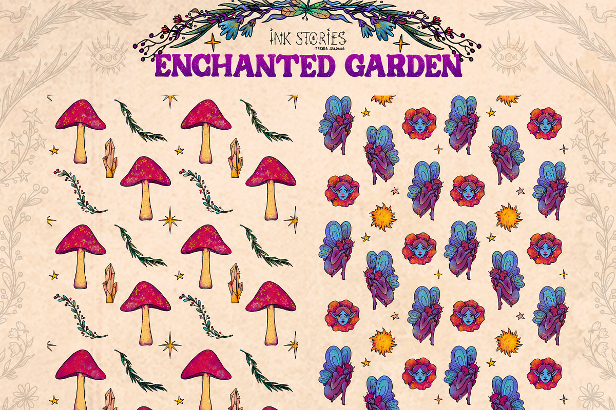 Enchanted Garden Fairies and Flowers, a Person Illustration by Ink Stories (Photo 23 of 24)