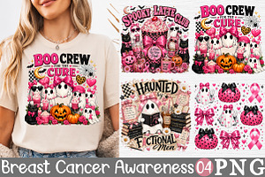 Halloween Breast Cancer Awareness, a Healthcare Illustration by Rose Art