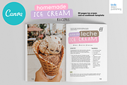Ice Cream Recipes Cookbook Template, a Magazine Template by DeLaGranSiete (Thumbnail 7 of 9)