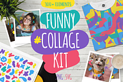 Funny Collage Kit, an Object Graphic by barsrsind (Thumbnail 2 of 14)