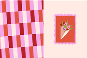 Love and flowers. Seamless patterns, a Pattern Graphic by venimo (Thumbnail 5 of 12)