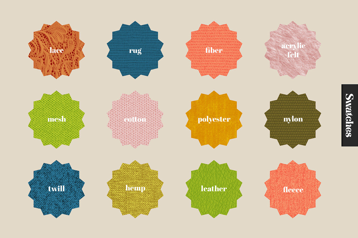 Fabric brushes for procreate, a Brush Add-On by seamlessteam (Photo 5 of 7)