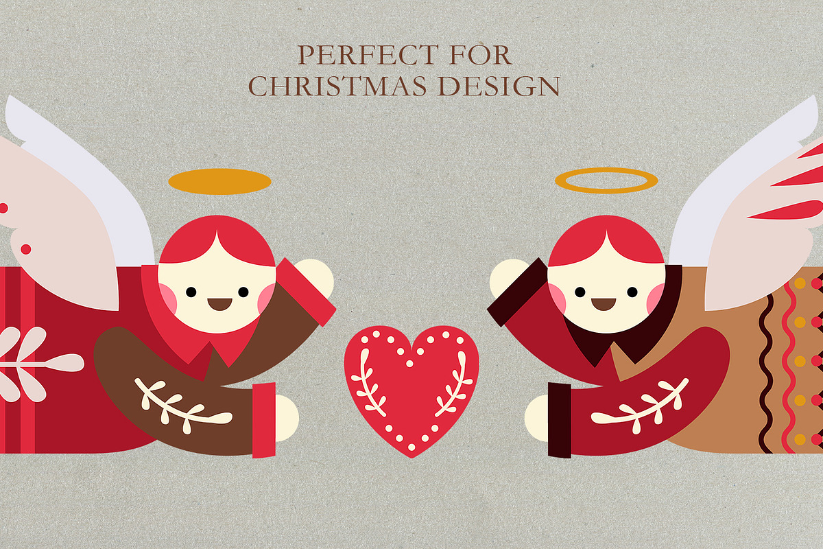 Nordic Christmas Scandinavian Folk, a Decorative Illustration by the_myro (Photo 6 of 12)