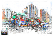 Aquarino - Watercolor PS Action, an Action Add-On by A R T M A R T (Thumbnail 10 of 17)