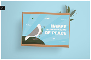 International Day Of Peace, a Business Card Template by Neermana