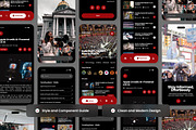 Briefo - News Portal App Design, an App Template by twinstd (Thumbnail 3 of 5)
