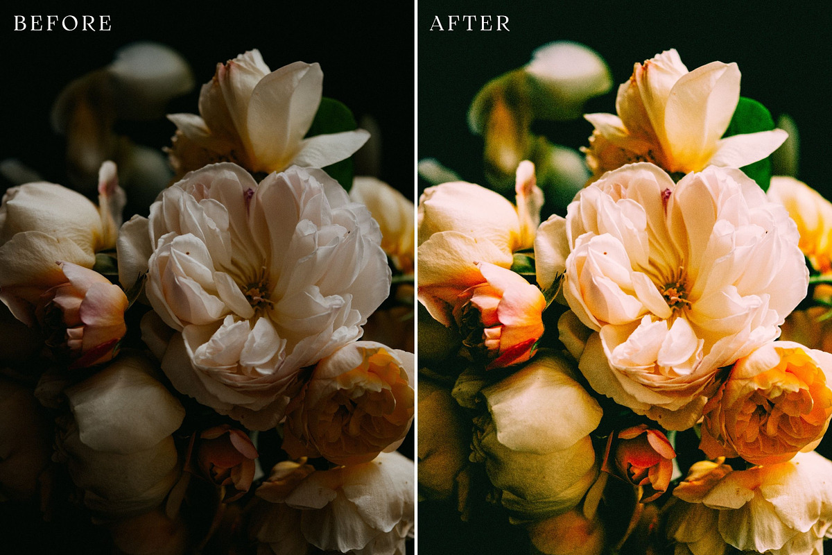 Floral Lightroom Presets, a Layer Style Add-On by Rapita Photography© (Photo 4 of 11)