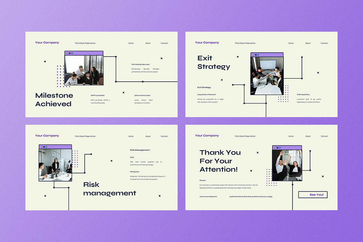 Cream Pitch Deck PPT, a Presentation Template by Aiyari Graphic (Photo 5 of 5)
