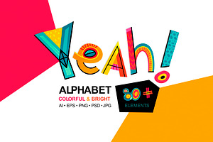 Yeah! - alphabet & set of words
