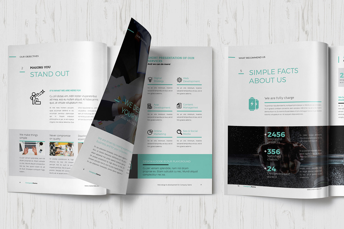 Business Proposal, a Brochure Template by Sabin (Photo 4 of 9)