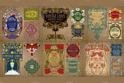 Label Art Nouveau - mega set, a Decorative Illustration by Stanislav Kharchevskyi (Thumbnail 10 of 12)