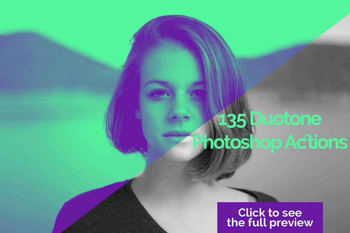 Duotone Magic- Photoshop actions, an Action Add-On by Pulp Creative Studios (Photo 2 of 8)