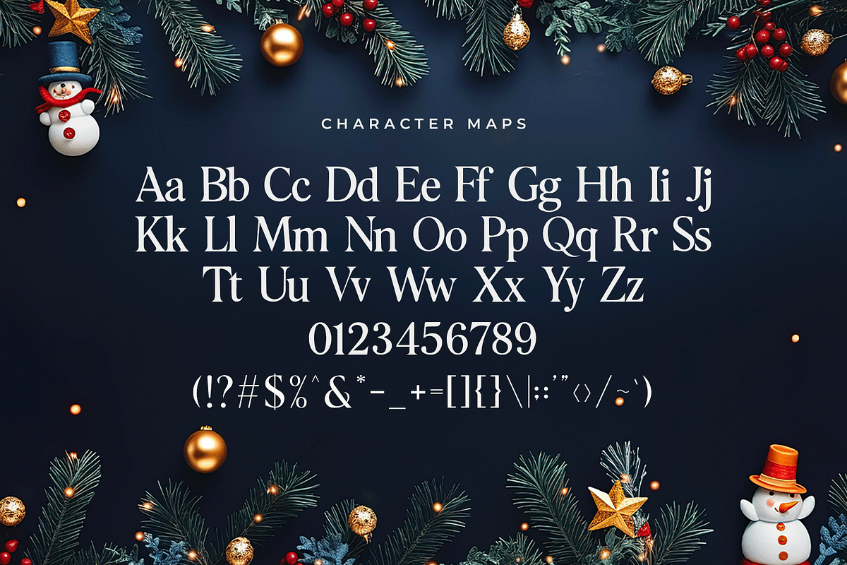 Berry Christmas–Modern ChristmasFont, a Handwritten Font by overlaytemplates (Photo 4 of 7)