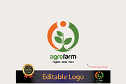 Organic Farm & Agriculture Logo, a Branding & Logo Template by YUDesignStore (Thumbnail 2 of 8)