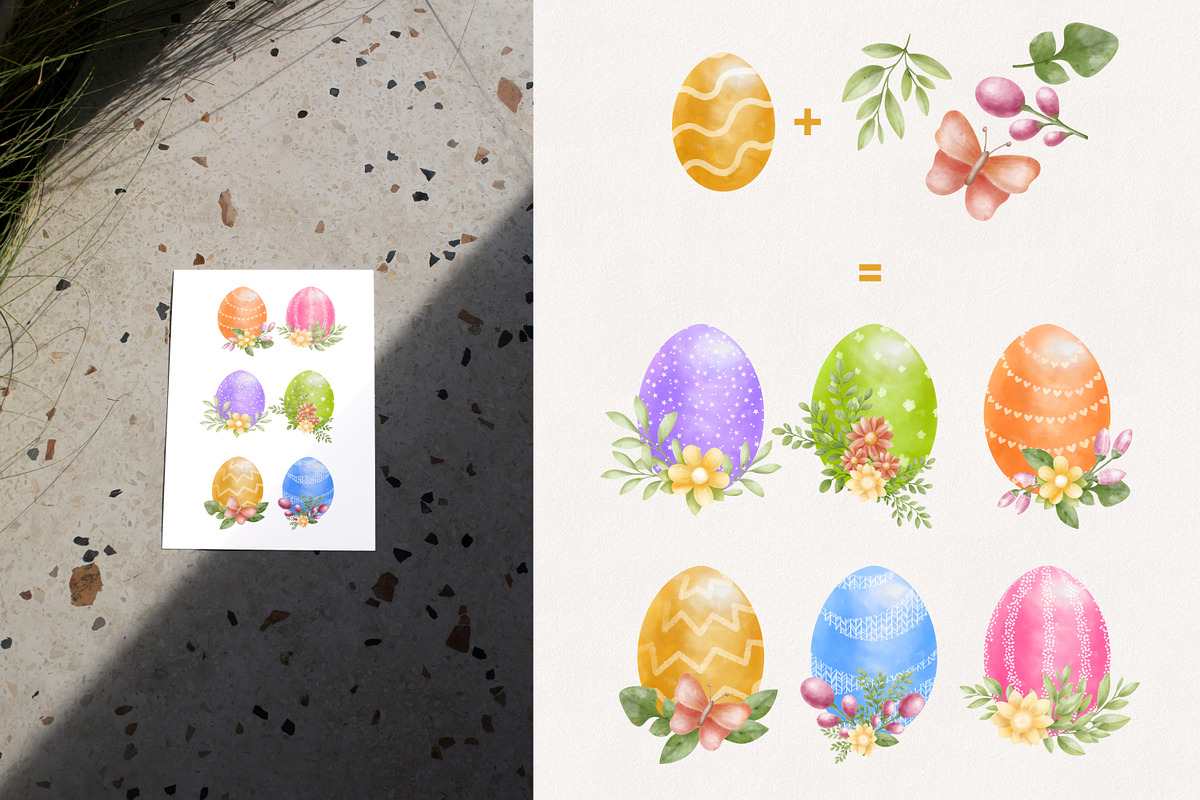 Easter Colorful Time- Spring Holiday, a Seasonal Illustration by Vaniuta_Art (Photo 8 of 9)