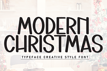 Modern Christmas | Script Font