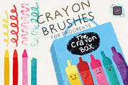 The Procreate Crayon Box, a Brush Add-On by Just Bia (Thumbnail 1 of 5)