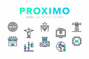Proximo Detailed Line Icons
