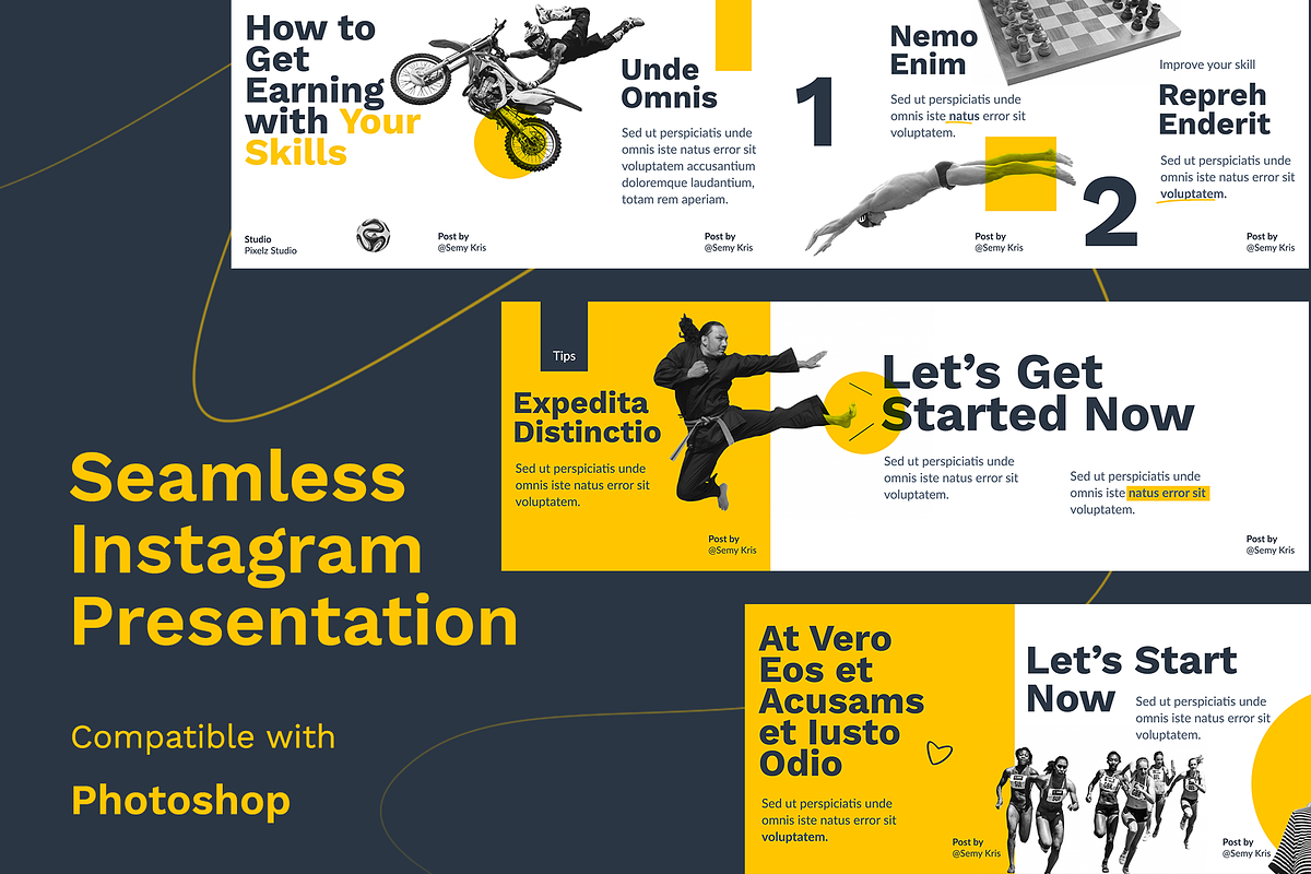 Seamless Instagram Presentation, a Social Media Template by Pixelz Studio (Photo 1 of 4)