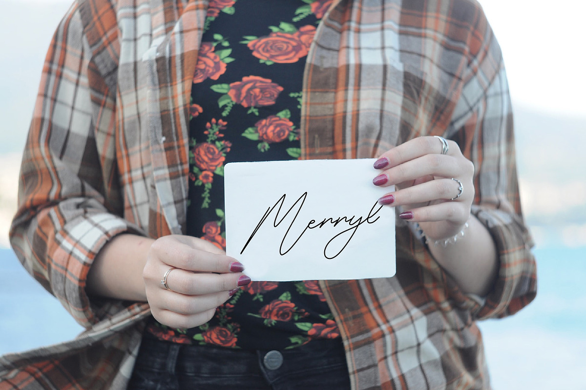 Scarborough Modern Calligraphy Font preview 6