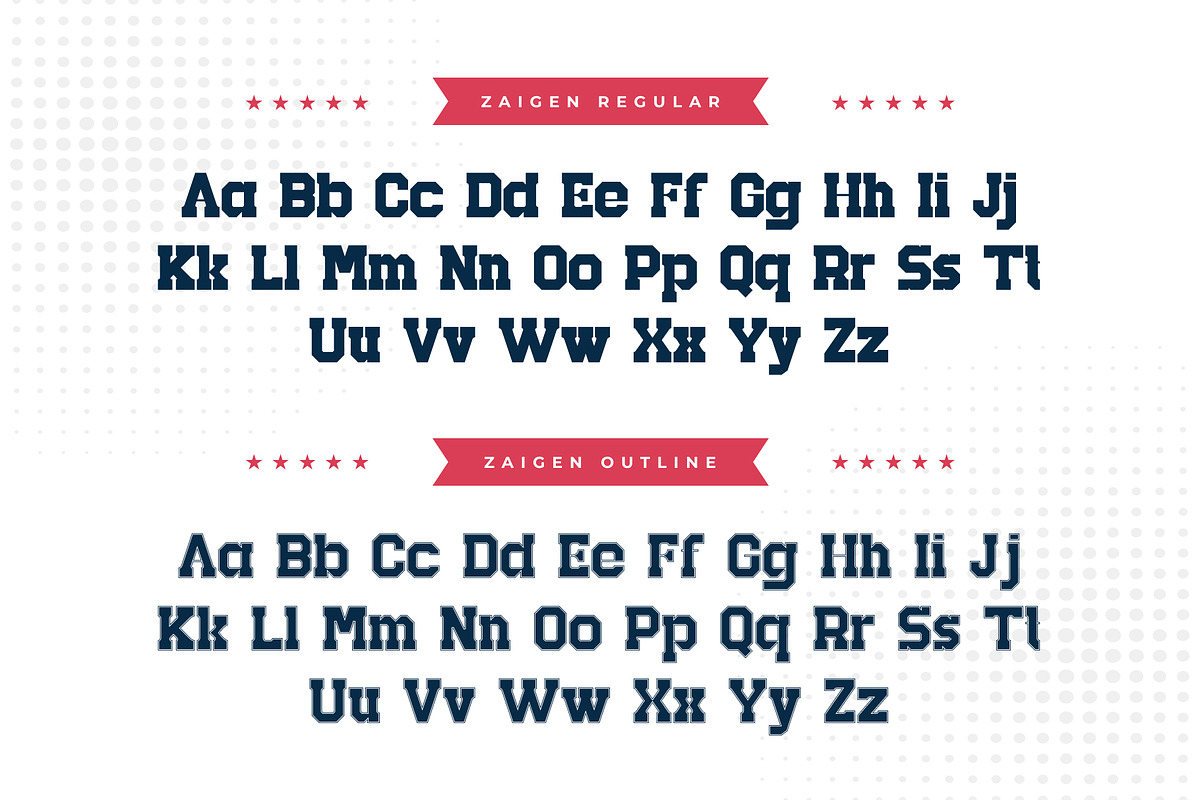 Zaigen Slab Serif, a Serif Font by Ermedia Studio (Photo 10 of 12)