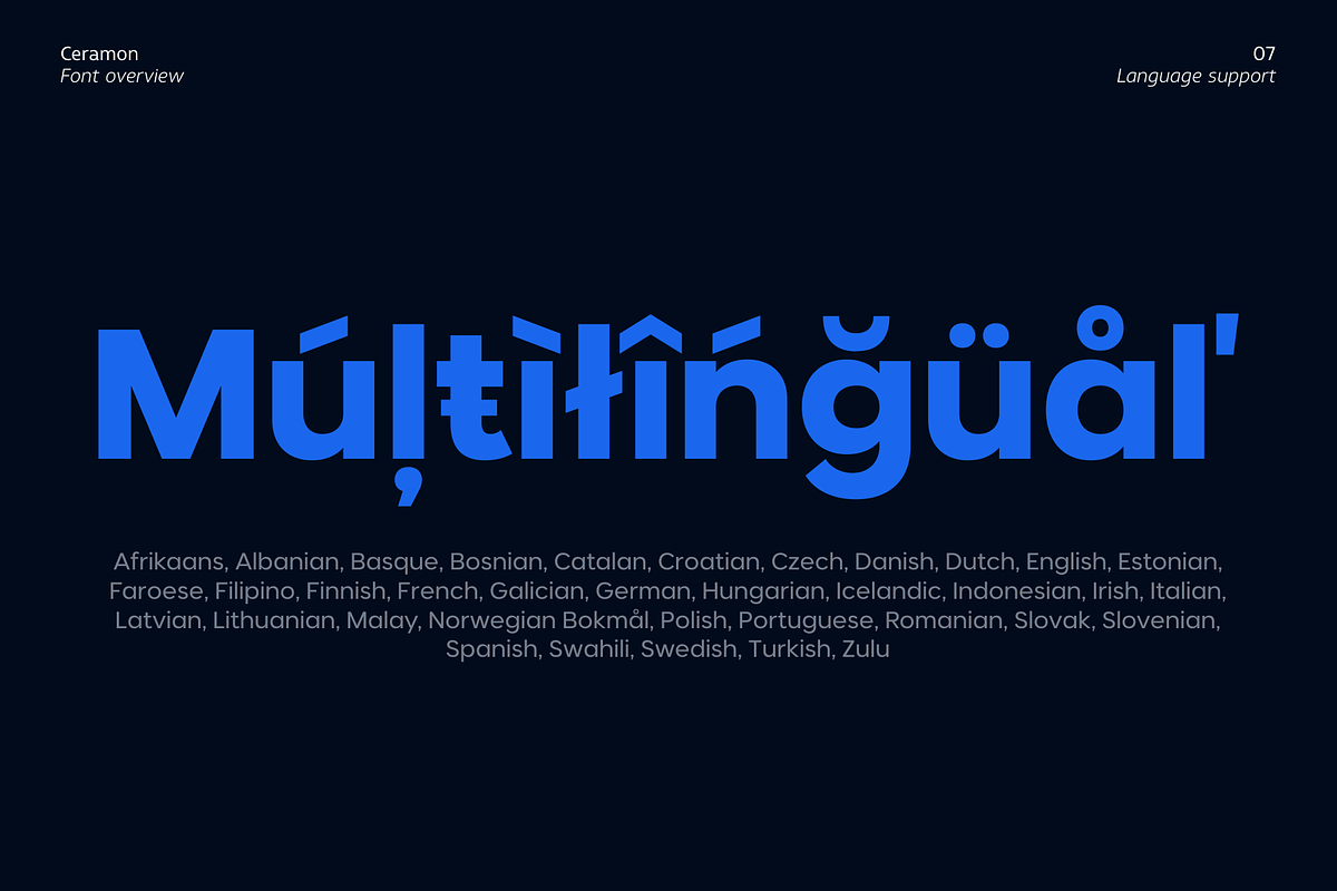 Ceramon, a Sans Serif Font by Zafara Studios (Photo 7 of 10)