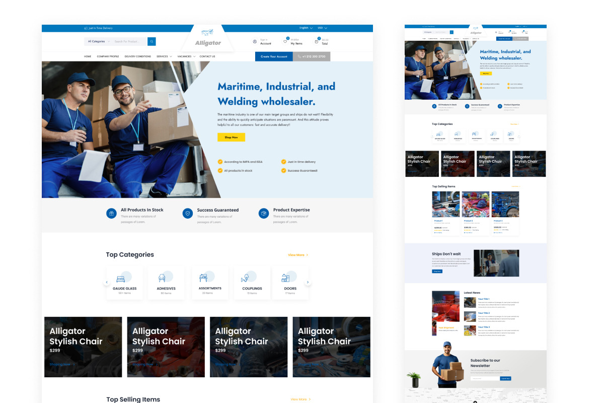 10 Home Pages Woocoomerce UI KIT, an UI Kit Template by ArtGalaxy (Photo 4 of 4)