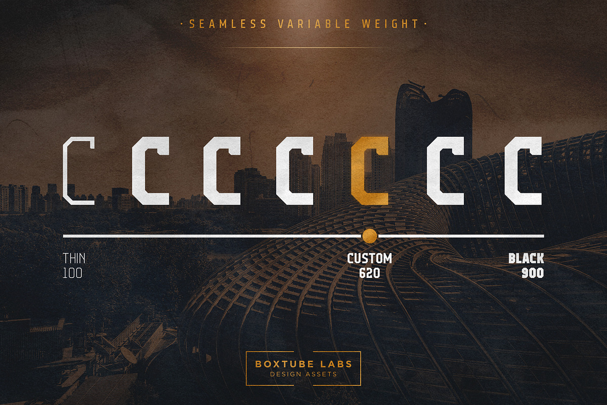 Campione Neue - Display Font, a Slab Serif Font by BoxTube Labs (Photo 3 of 7)